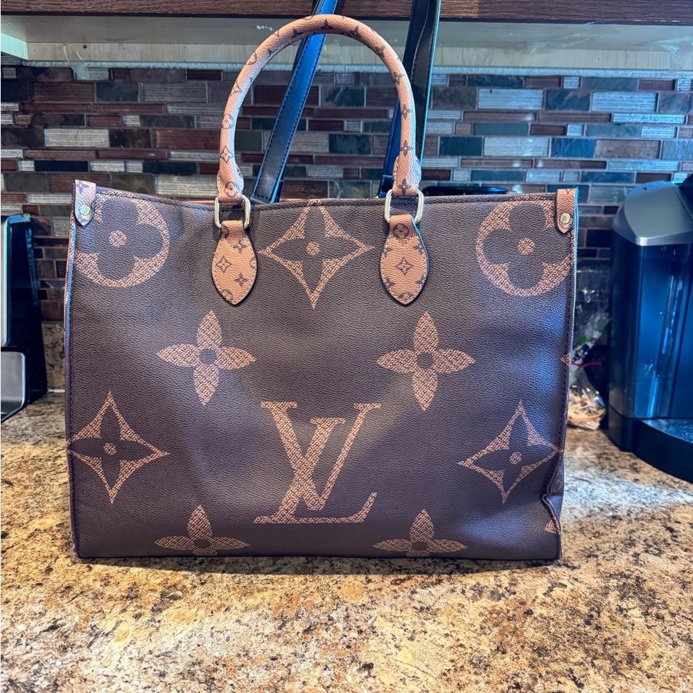 LV Brown Monogram Tote Bag